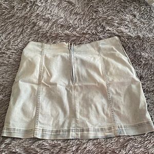 Light denim skirt